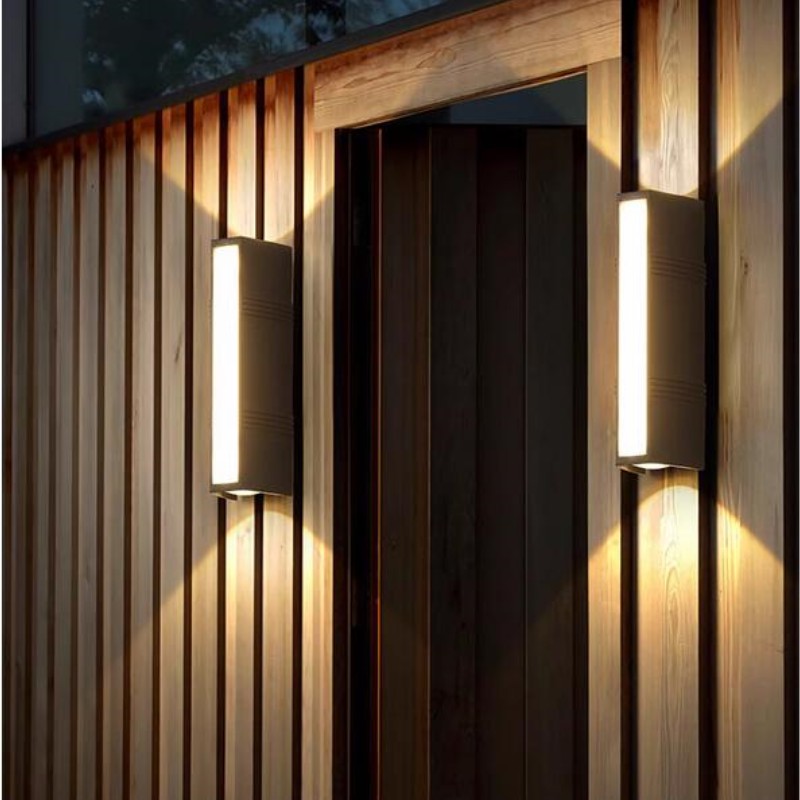 Outdoor Lighting No Wiring - Up Down Strip LED Wall Light