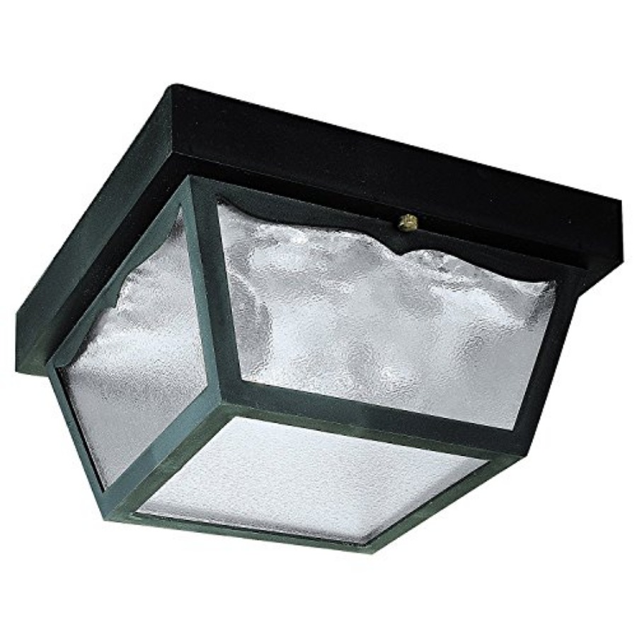 Outdoor Lighting Traditional - 6682300 Traditional Two-Light Outdoor Flush-Mount Fixture,