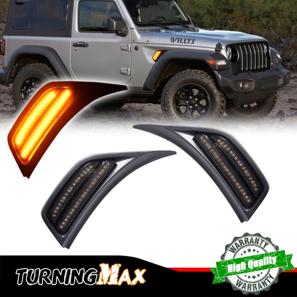 Outdoor Lighting Yellow - Amber Yellow LED Car Front Fender