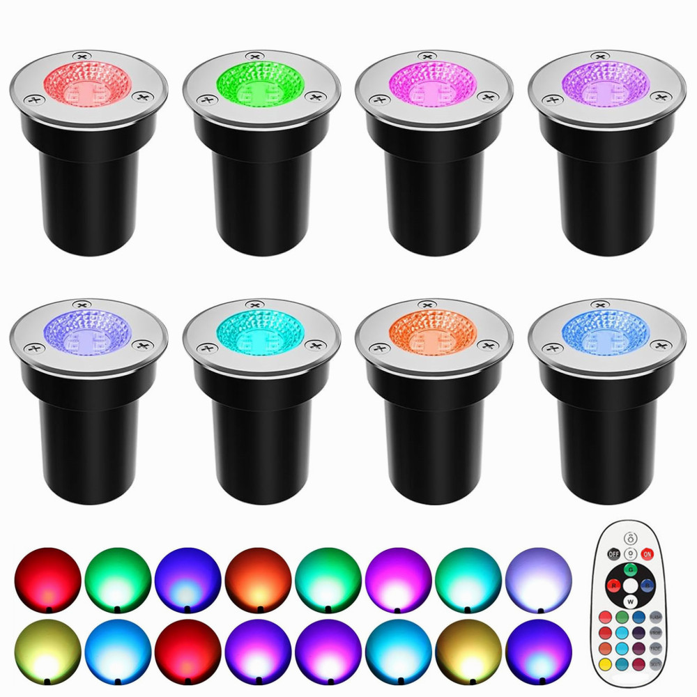 Outdoor Lighting Low Voltage - RGBW Low Voltage Landscape Light LED