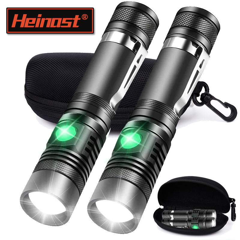 Outdoor Lighting On House - Rechargeable T6 Handheld Flashlight Use 18650