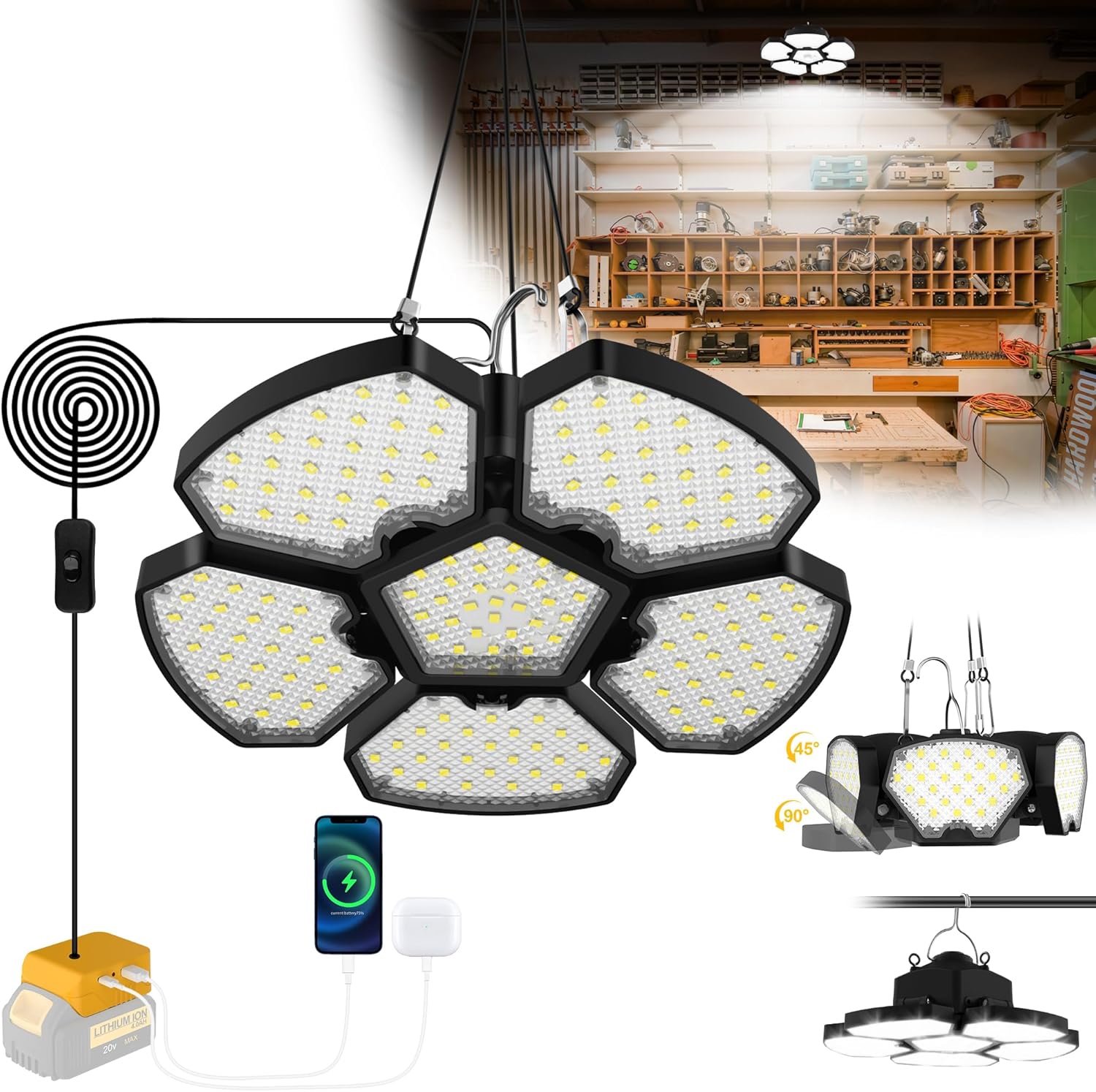 Outdoor Lighting Jobs - Battery Operated Shed Light Outdoor Camping