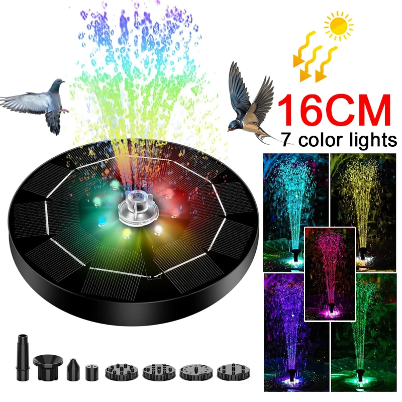 Outdoor Lighting Traditional - Fountain Light 7 Colors LED Light