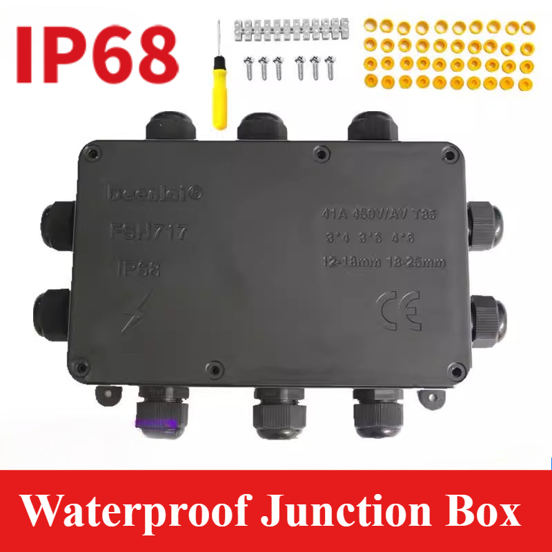 Outdoor Lighting Underground Wiring - 10 Way Wire Junction Box Connector