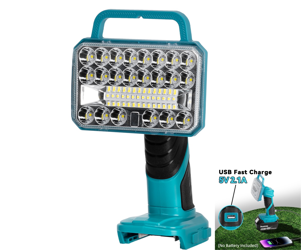 Outdoor Lighting Jobs - 18W 2000LM Cordless LED Flashlight for