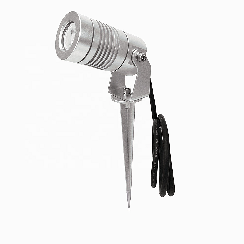 Outdoor Lighting Low Voltage - 3W7W12W18W Mini LED Spotlights, Silver Waterproof,