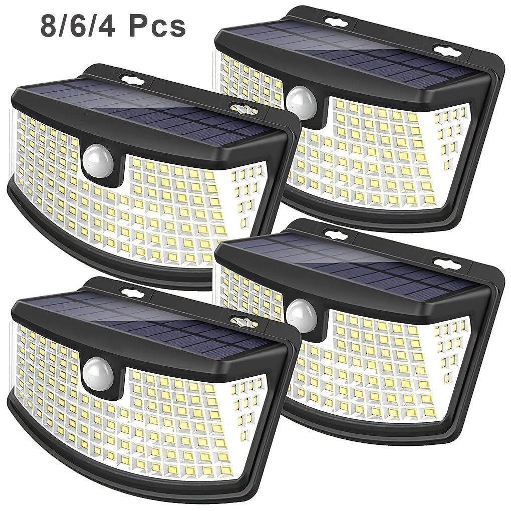 Outdoor Lighting Motion Sensor - 8/6/4 Packs Solar Motion Sensor Lights