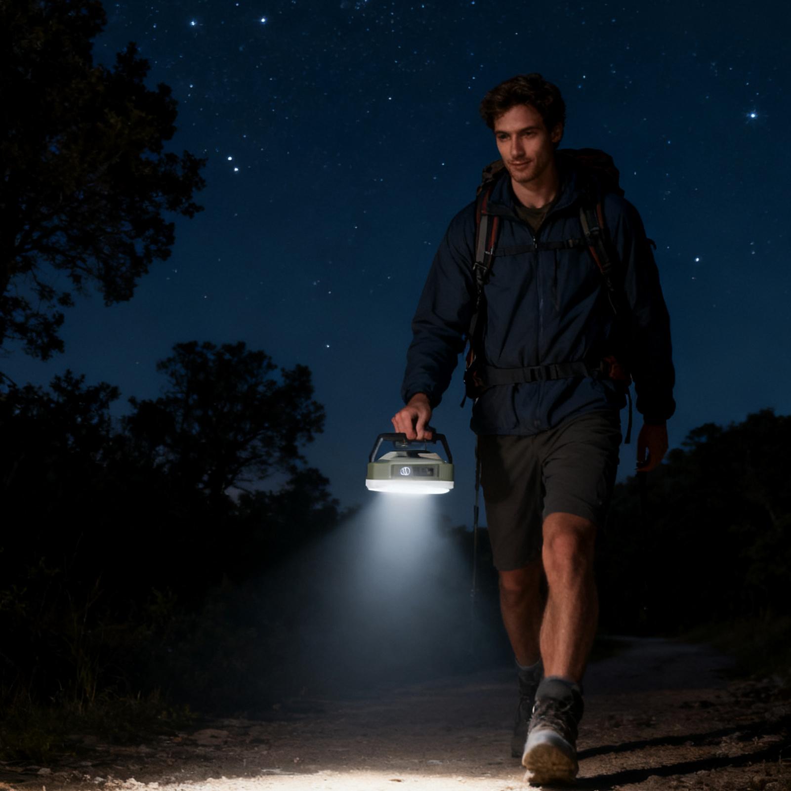 Outdoor Lighting Jobs - Camping Lantern Rechargeable Magnetic Stepless Dimming