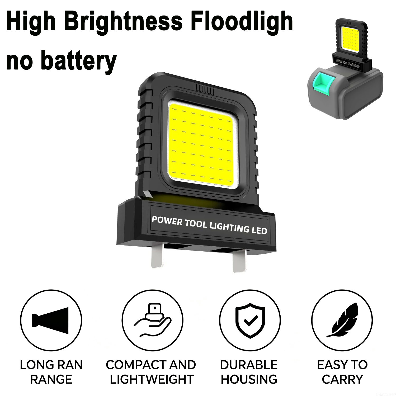 Outdoor Lighting Not Working - Battery Powered LED Flood Light for