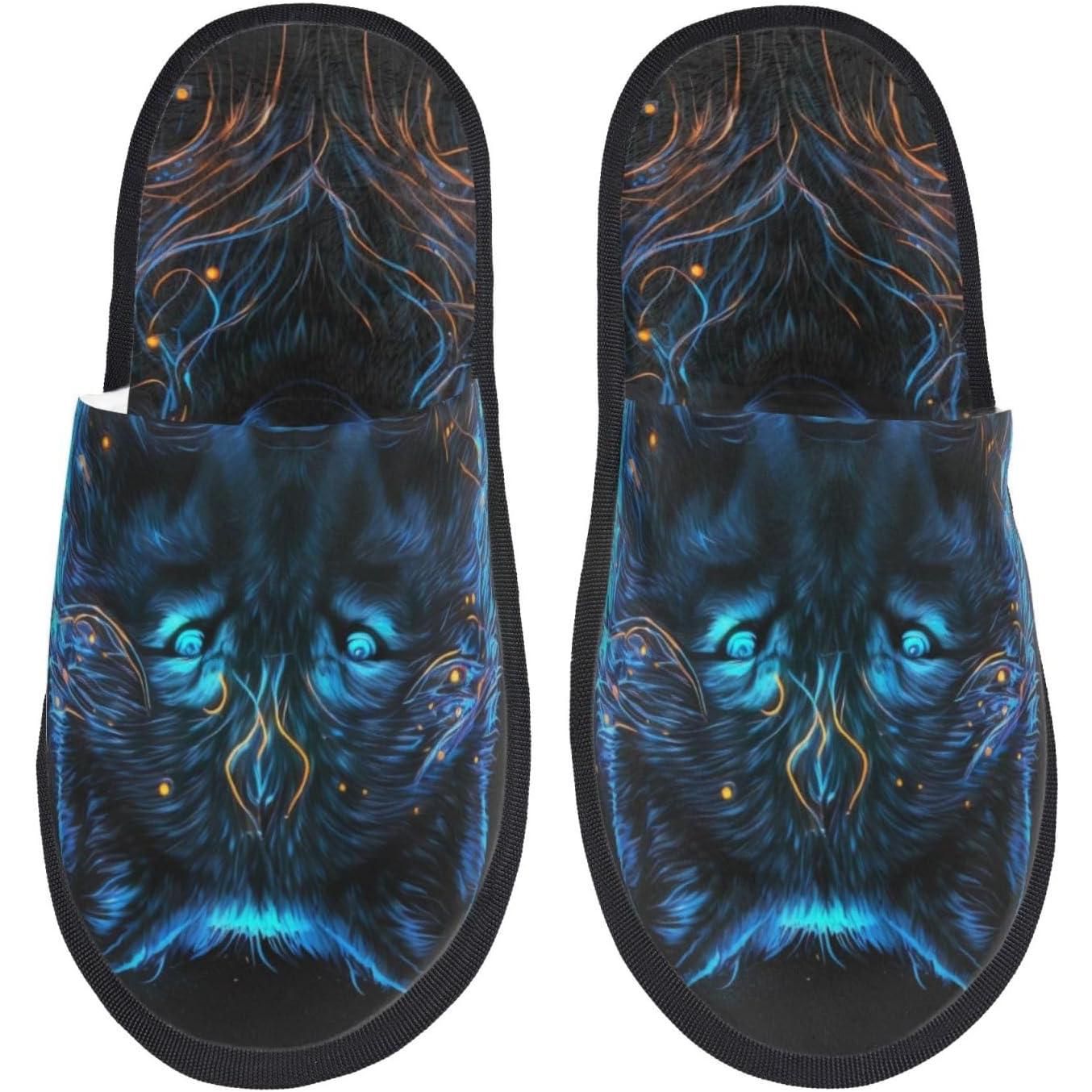 Cool Blue Light Wolf Print Wom - Outdoor Lighting On House review and price