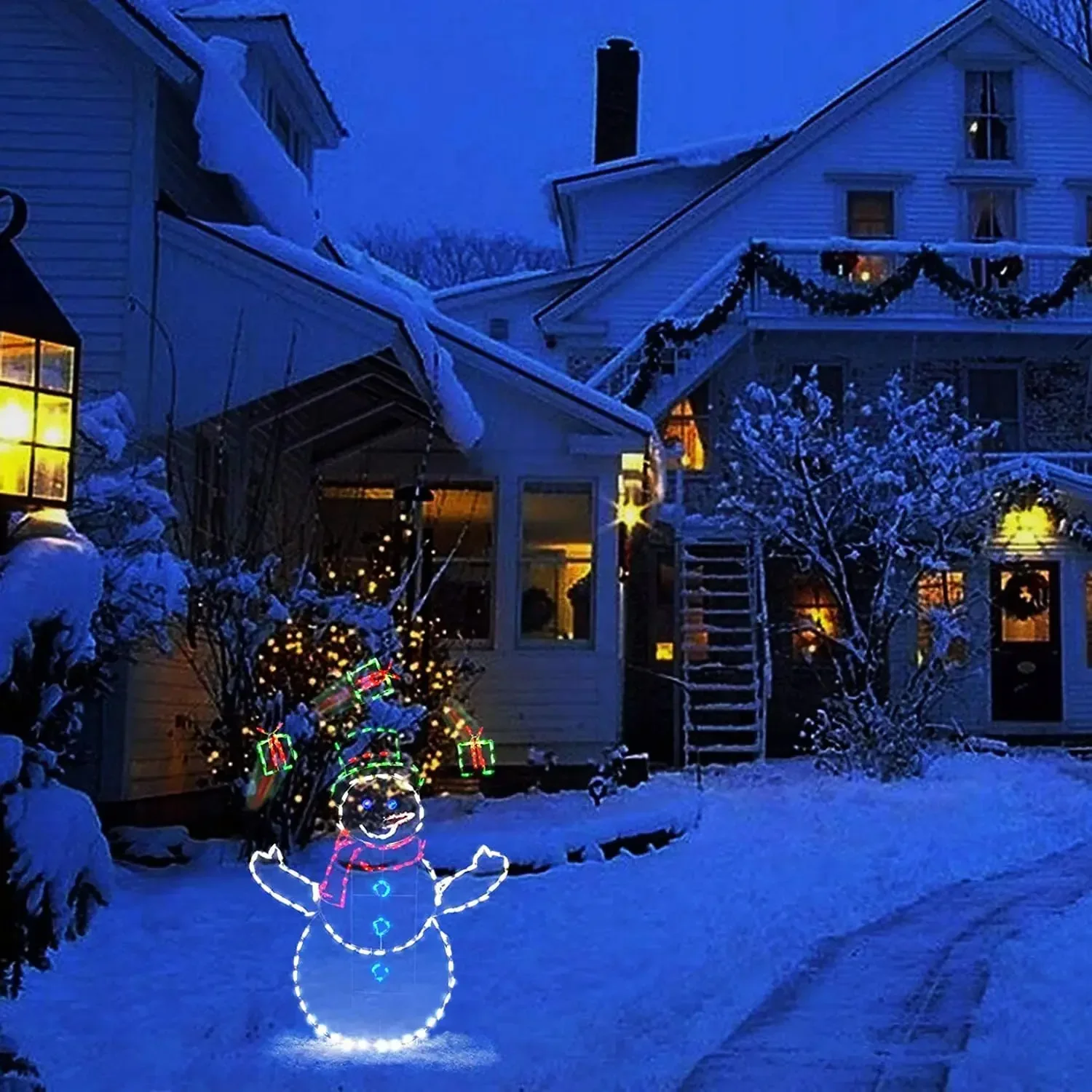 Animated Snowball Light LED Gl - Outdoor Lighting On House review and price