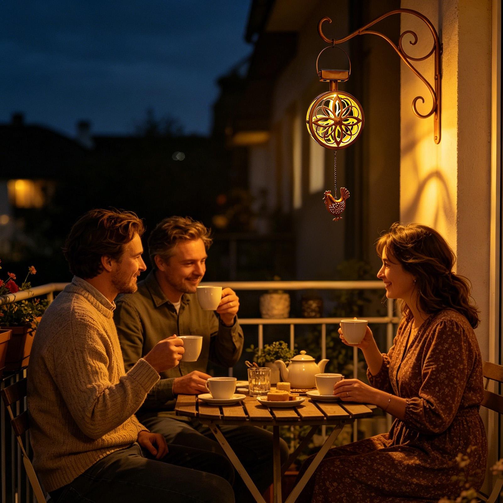 Solar Outdoor Hanging Pendant  - Outdoor Lighting Yellow review and price