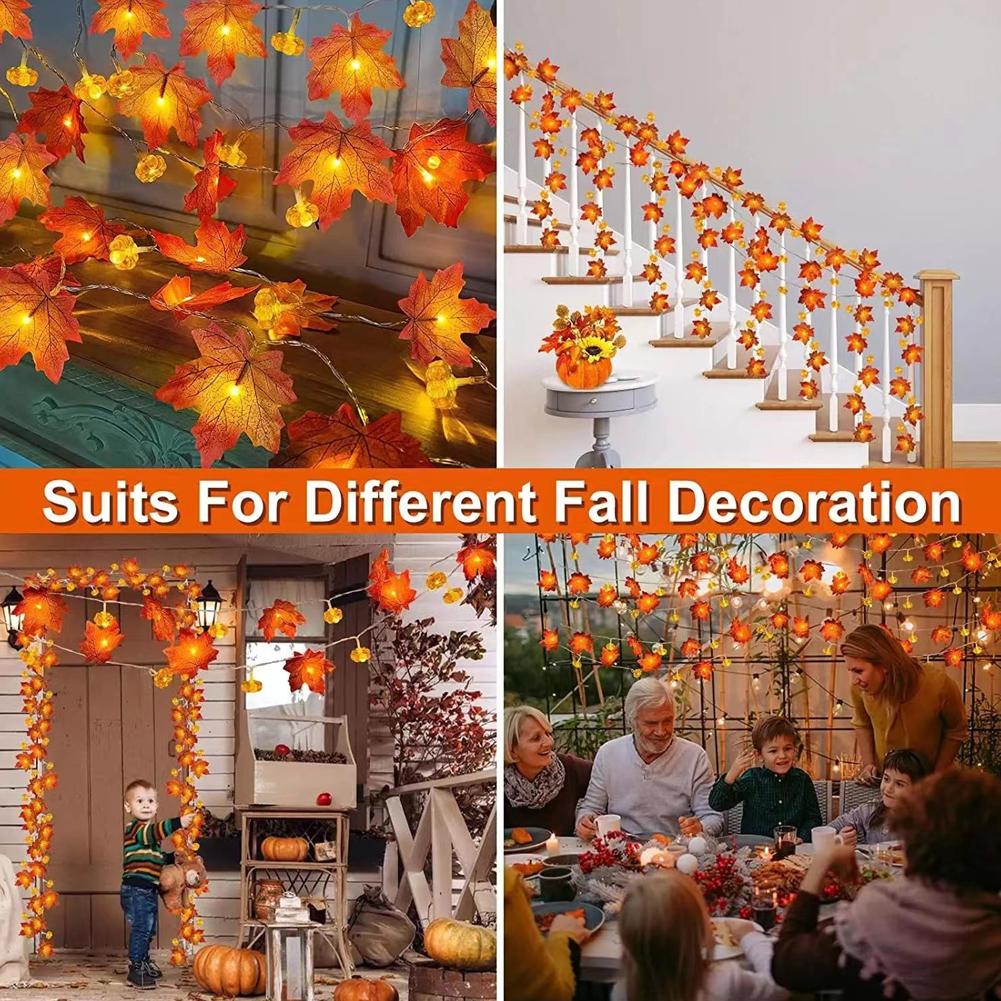 LED Maple Leaf Flat Pumpkin St - Outdoor Lighting On House review and price