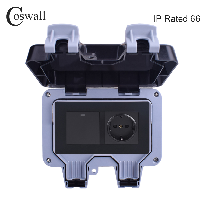 Coswall IP66 Weatherproof Wate - Outdoor Lighting Socket review and price