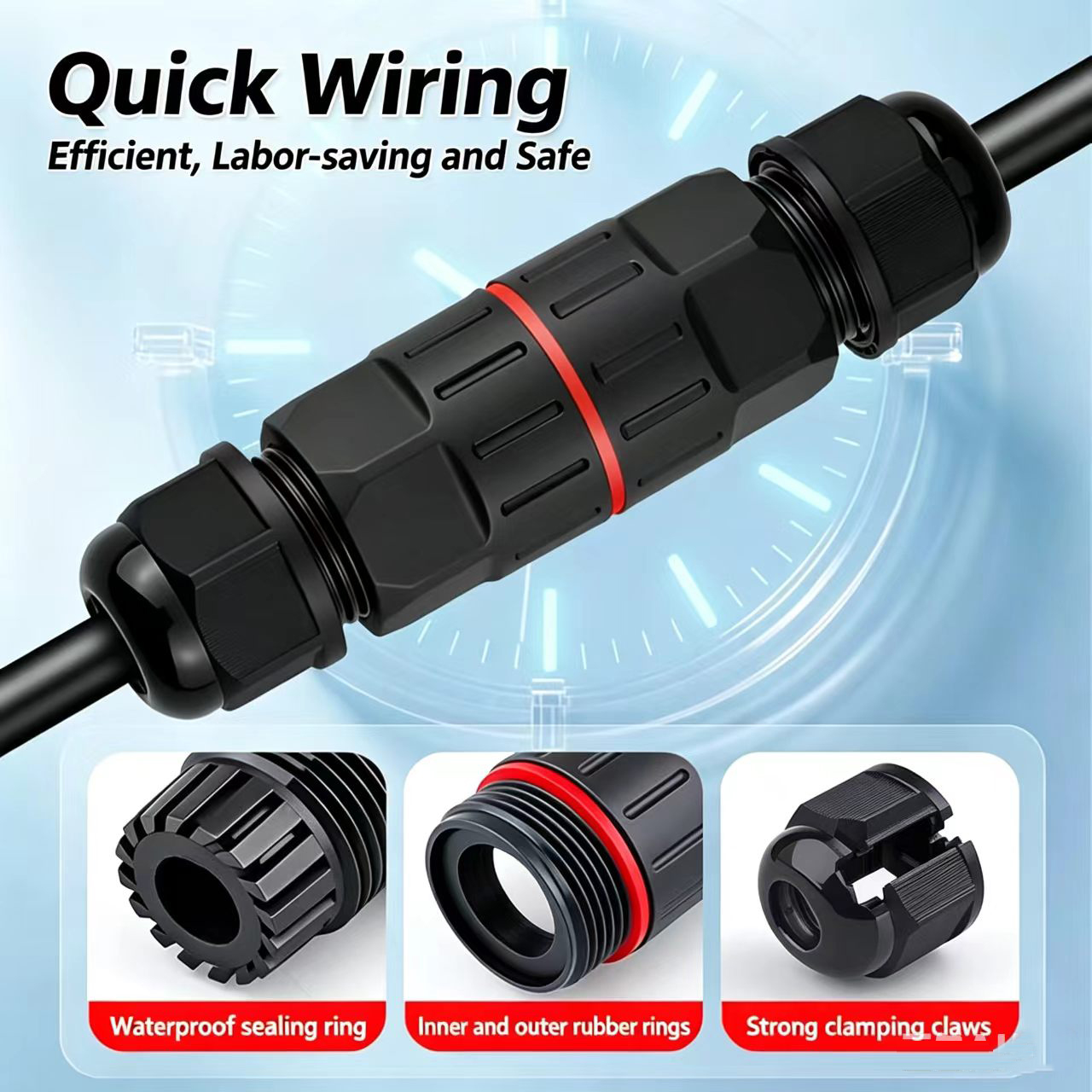 1Pc 2 Pin 3 Pin Wire Connector - Outdoor Lighting Low Voltage review and price
