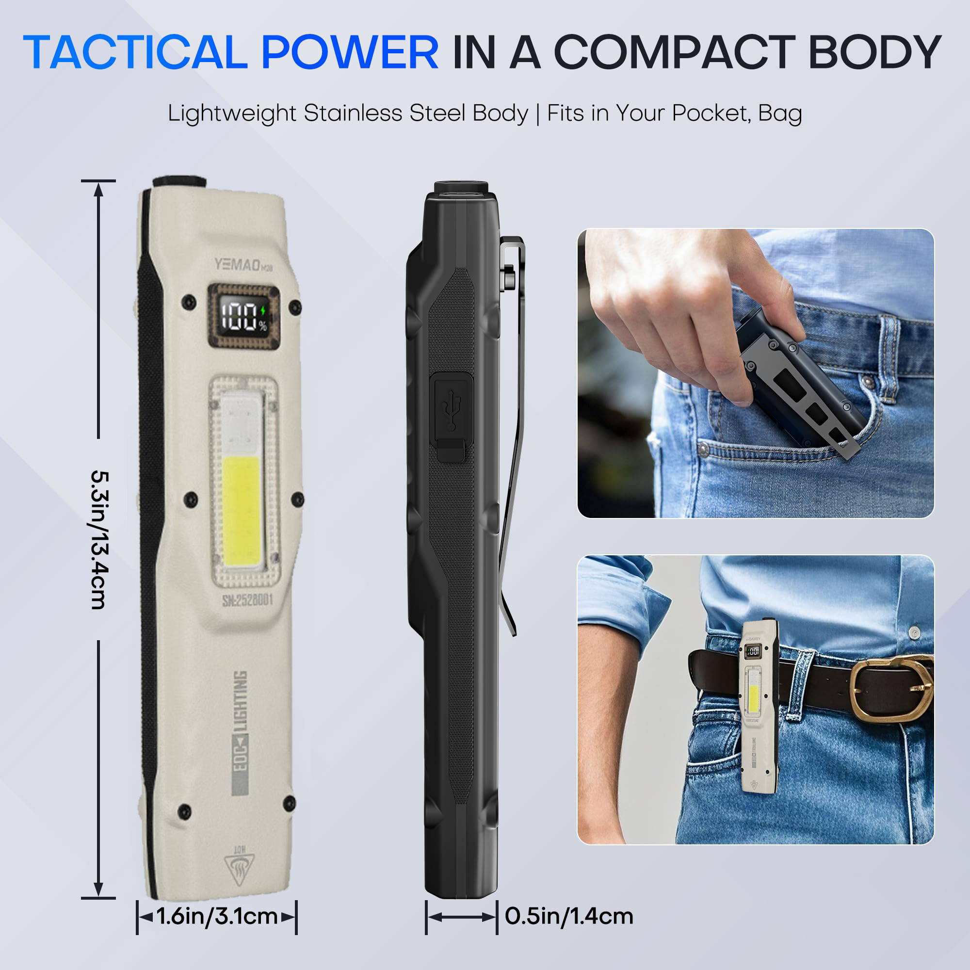 Portable 880LM YEMAO M28 Ultra - Outdoor Lighting Junction Box review and price