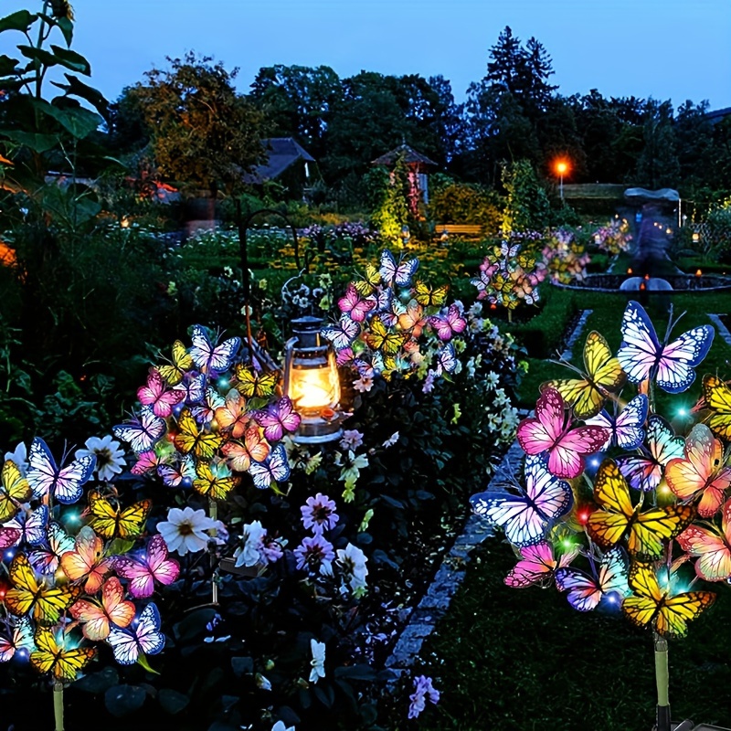 Solar LED Butterfly Garden Lig - Outdoor Lighting Traditional review and price