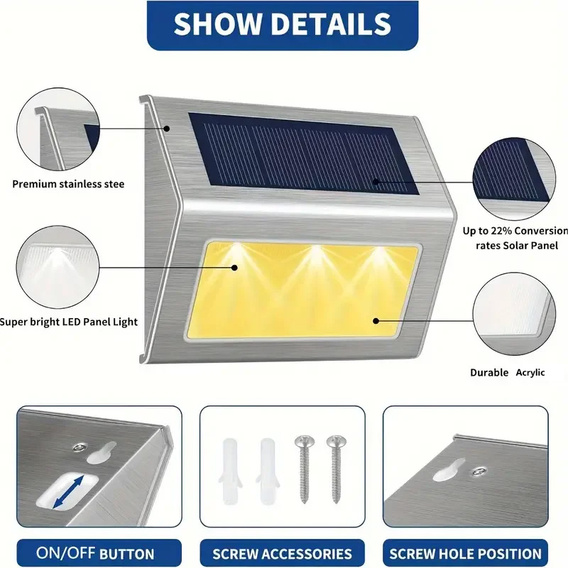1/2/4/8/PCS Solar Led Outdoor  - Outdoor Lighting Decoration review and price