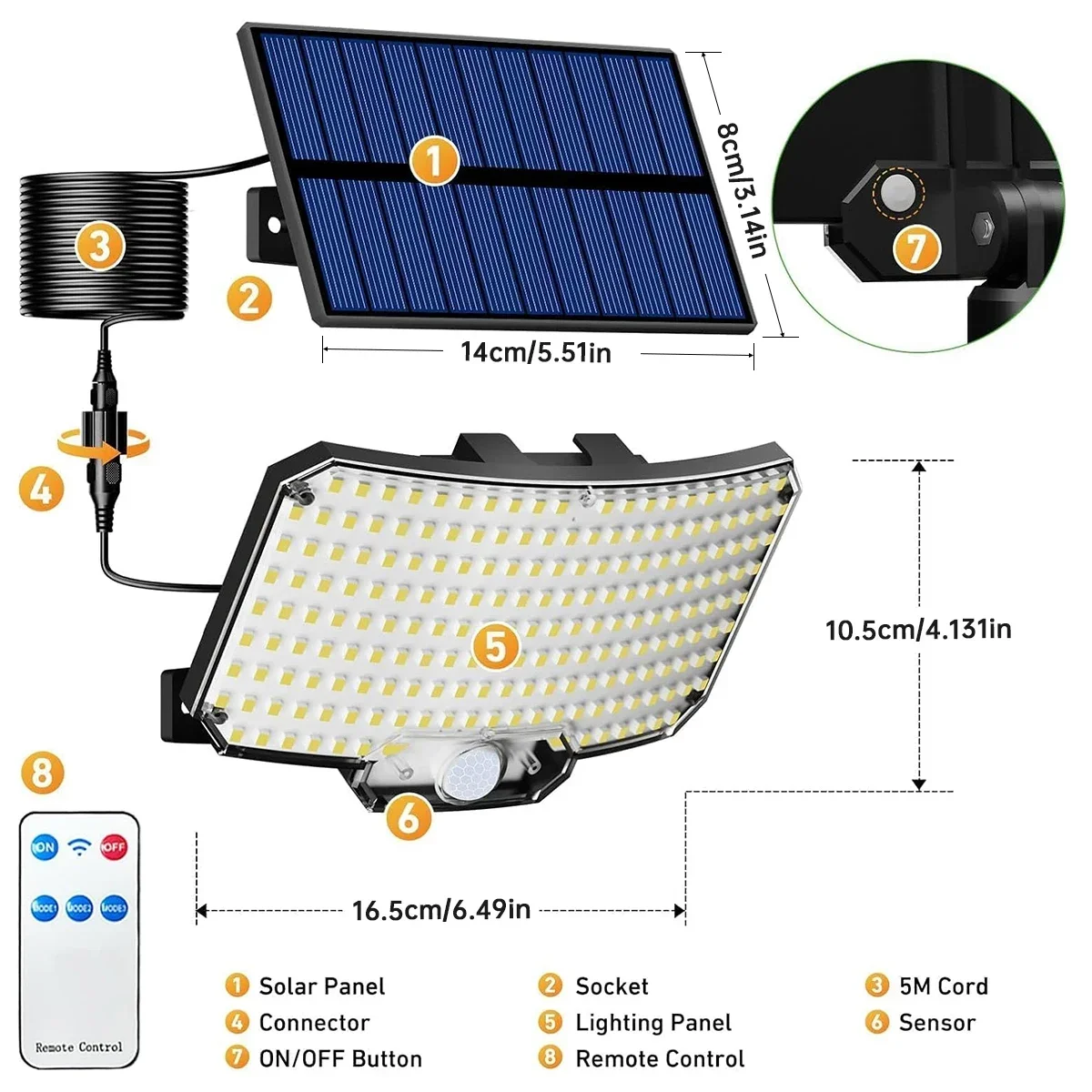 234LED Solar Outdoor Lights Mo - Outdoor Lighting Motion Sensor review and price