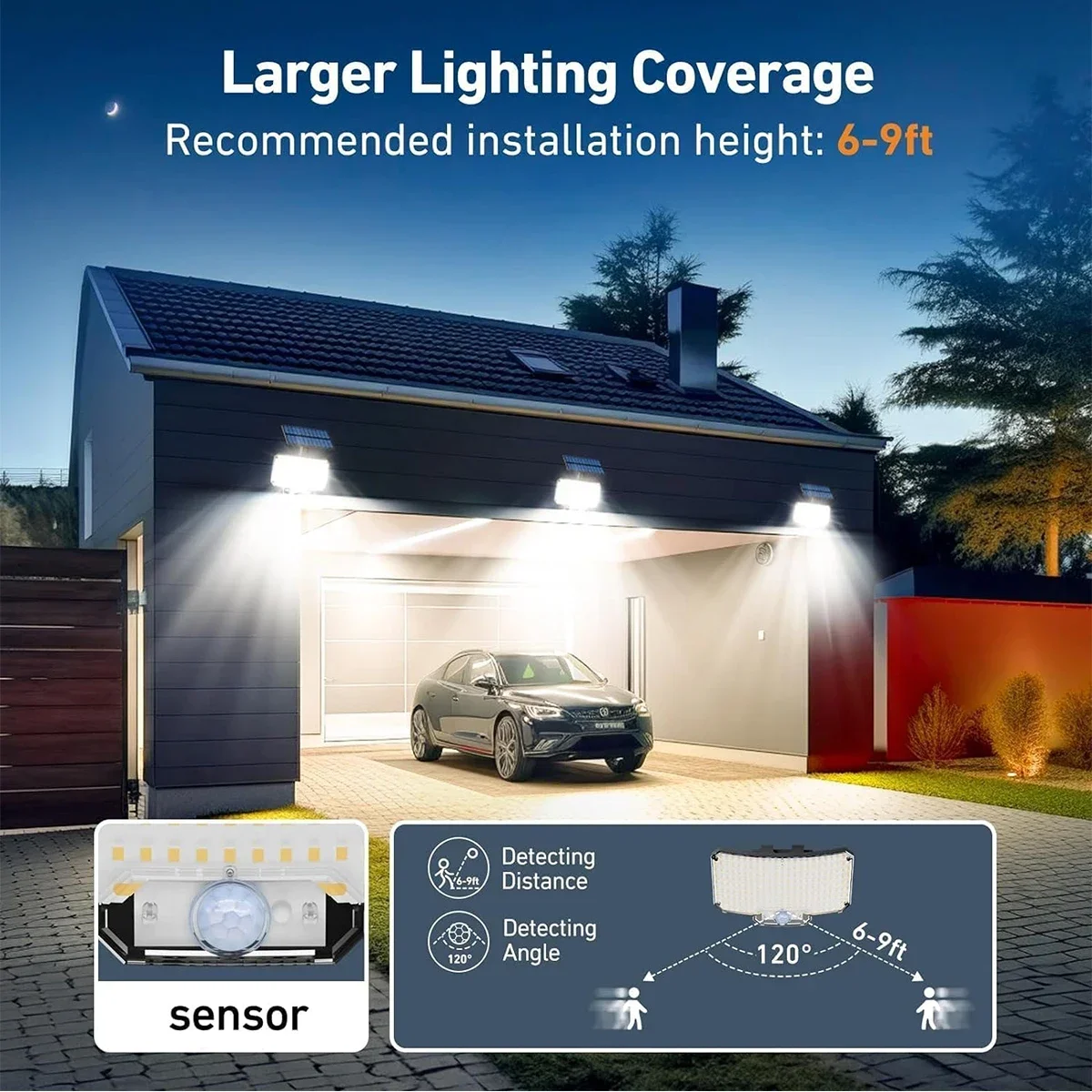 234LED Solar Outdoor Lights Mo - Outdoor Lighting Motion Sensor review and price