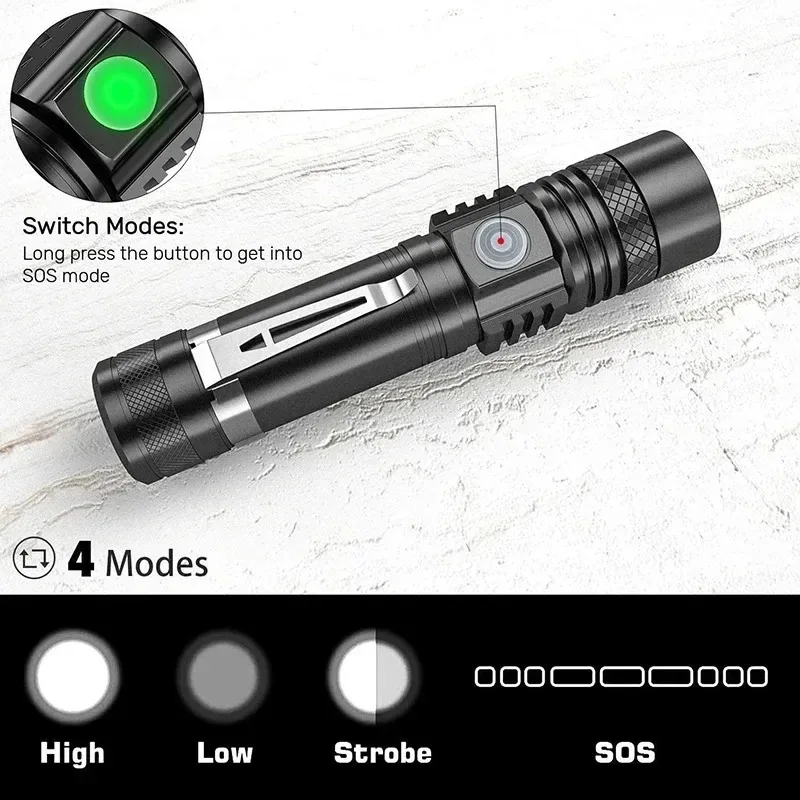 Rechargeable T6 Handheld Flash - Outdoor Lighting On House review and price