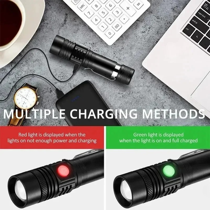 Rechargeable T6 Handheld Flash - Outdoor Lighting On House review and price
