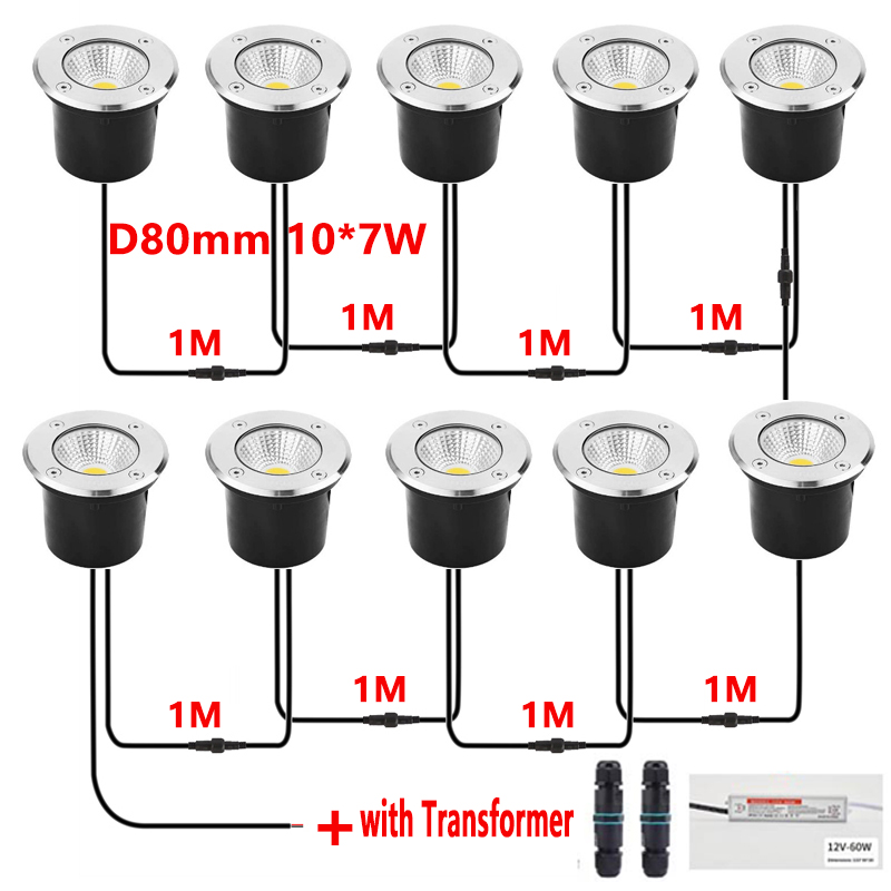 12V LED In-ground Light IP67 W - Outdoor Lighting Underground Wiring review and price