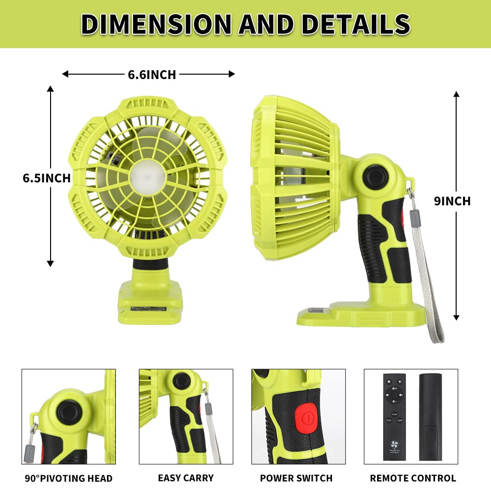 Cordless Portable Fans with 30 - Outdoor Lighting Jobs review and price