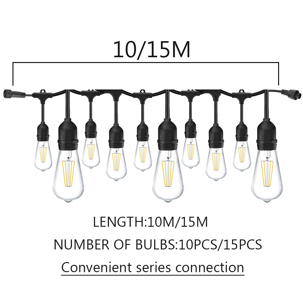 10m 15m Heavy Led String Light - Outdoor Lighting Socket review and price