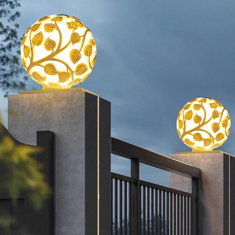 Outdoor column lights solar LE - Outdoor Lighting Decoration review and price
