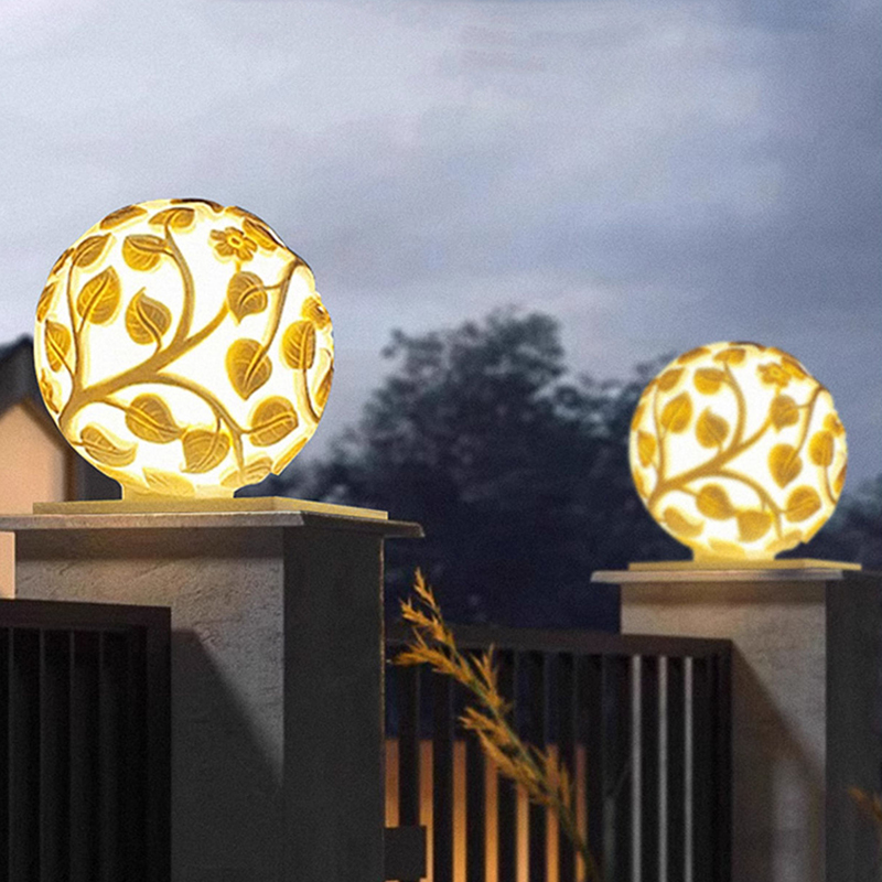 Outdoor column lights solar LE - Outdoor Lighting Decoration review and price