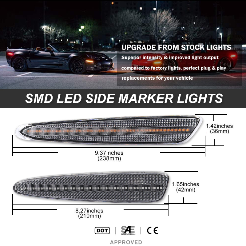 iJDM Front Rear Bumper LED Sid - Outdoor Lighting Yellow review and price