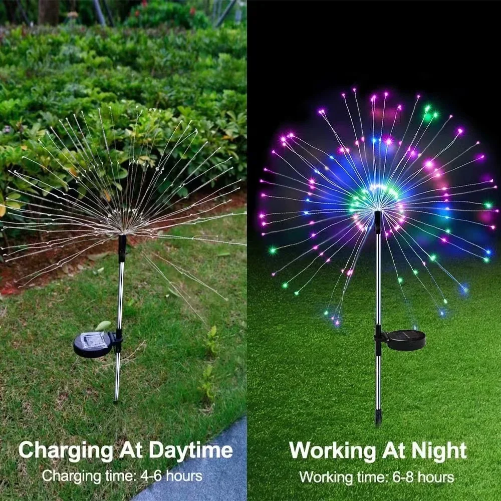 200LED Solar Firework Lamp Out - Outdoor Lighting No Wiring review and price