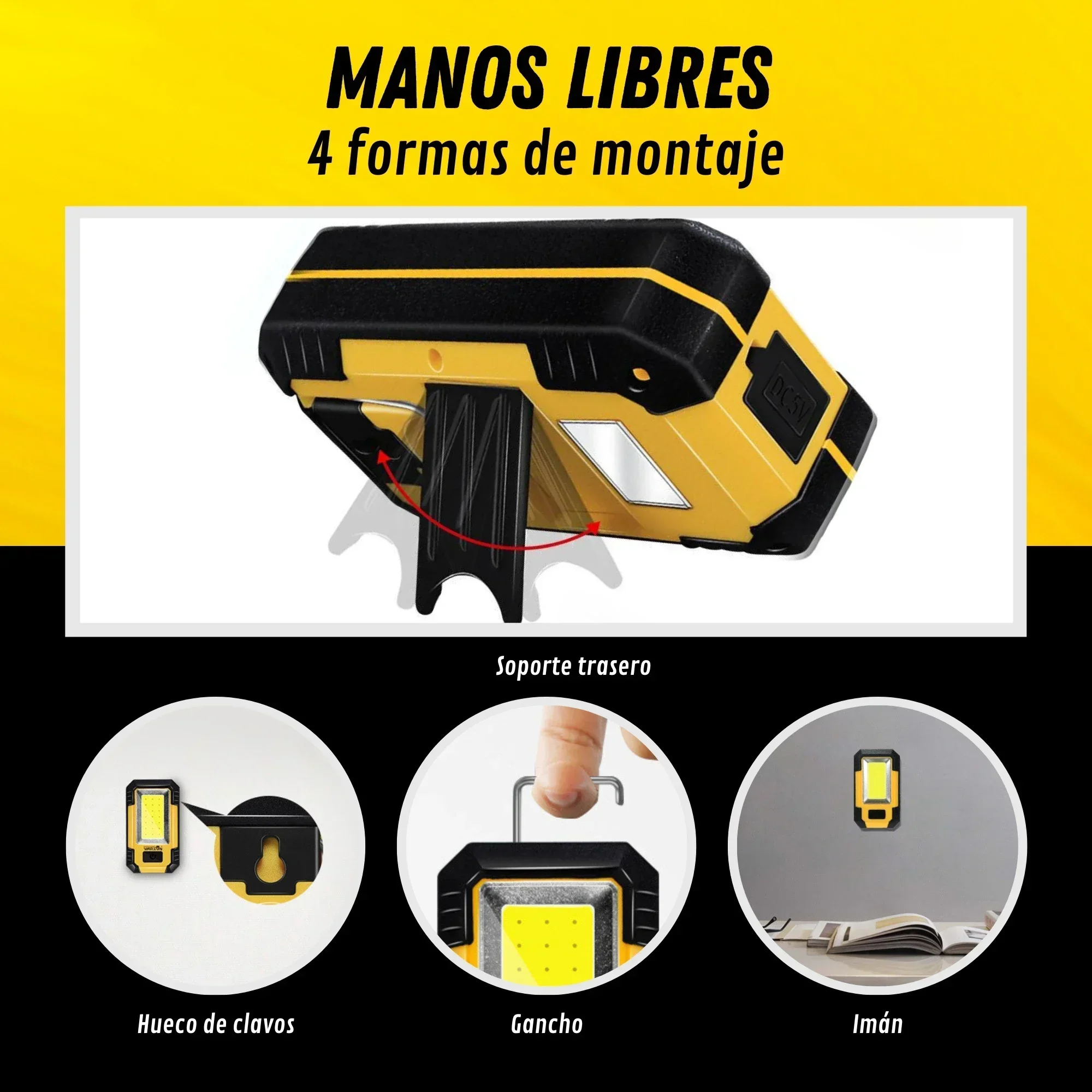 Rechargeable 4000MaH Work Ligh - Outdoor Lighting Junction Box review and price