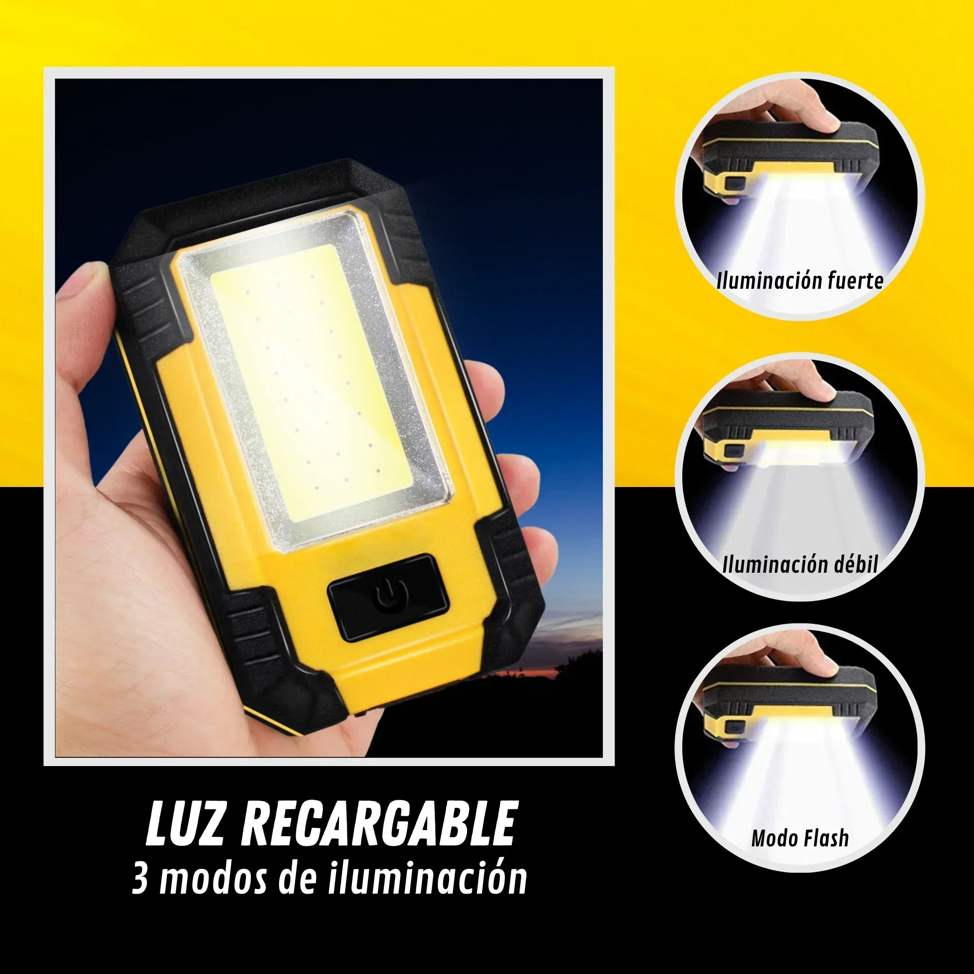 Rechargeable 4000MaH Work Ligh - Outdoor Lighting Junction Box review and price