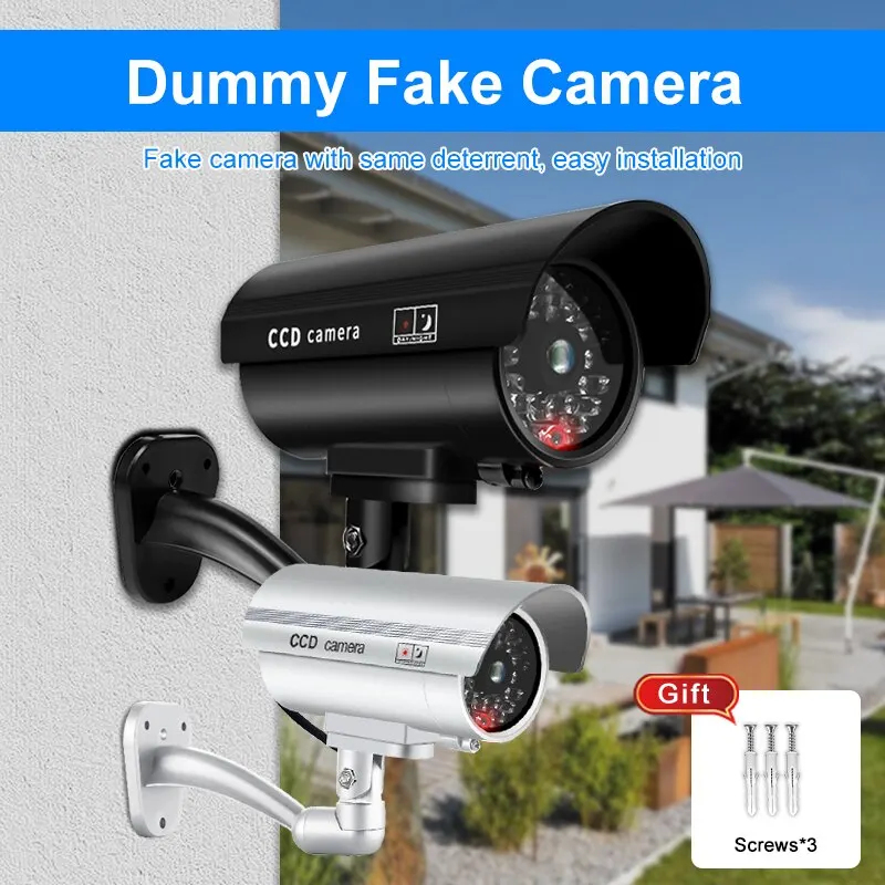 1PC Dummy Security Camera Watr - Outdoor Lighting No Wiring review and price