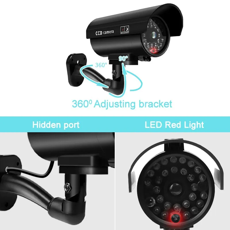 1PC Dummy Security Camera Watr - Outdoor Lighting No Wiring review and price
