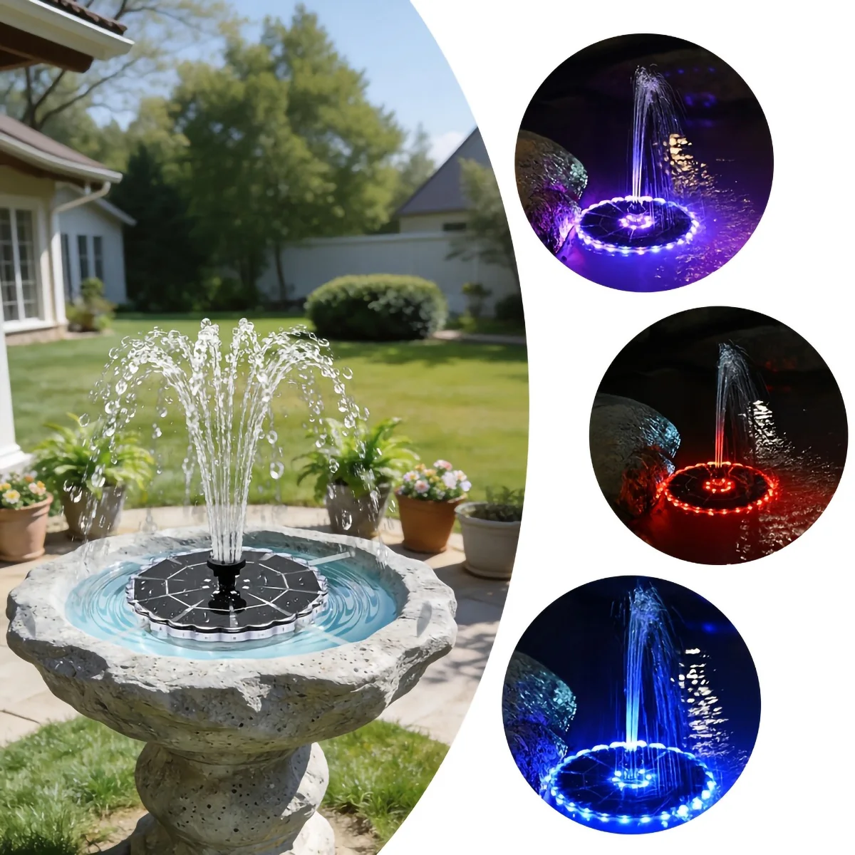 3.5W Outdoor Solar Fountain fo - Outdoor Lighting Kits review and price