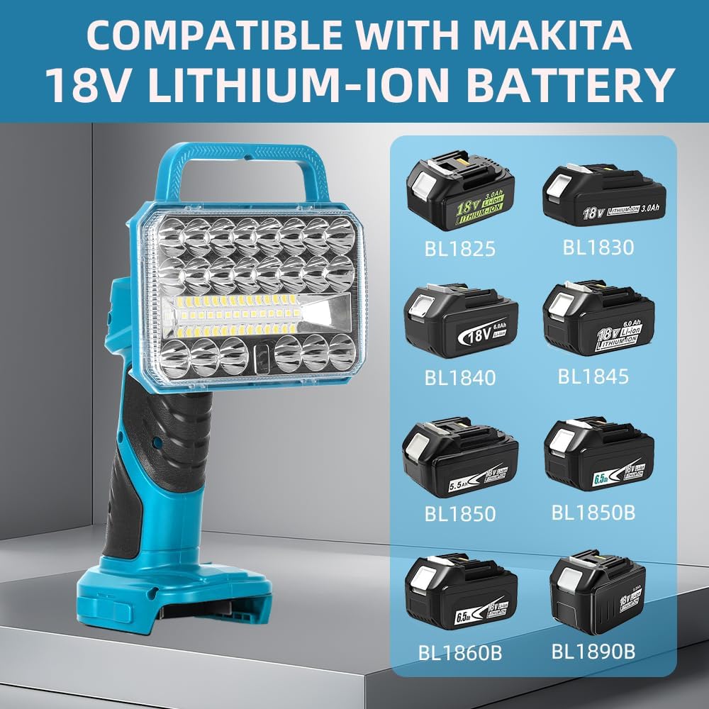 18W 2000LM Cordless LED Flashl - Outdoor Lighting Jobs review and price