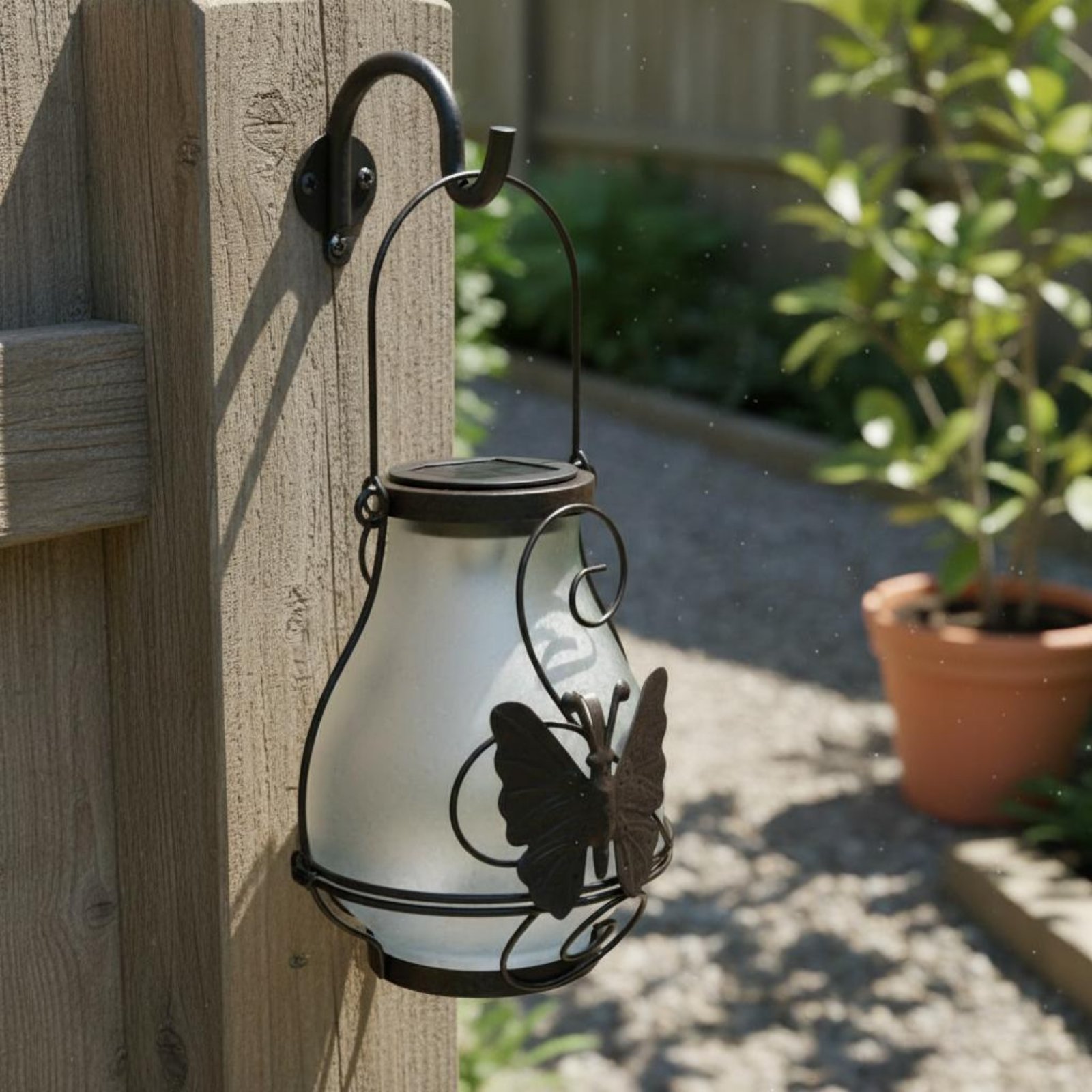 Solar Butterfly Lantern Waterp - Outdoor Lighting Decoration review and price
