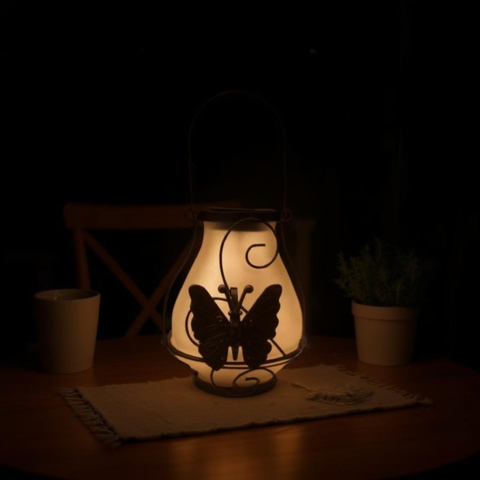 Solar Butterfly Lantern Waterp - Outdoor Lighting Decoration review and price