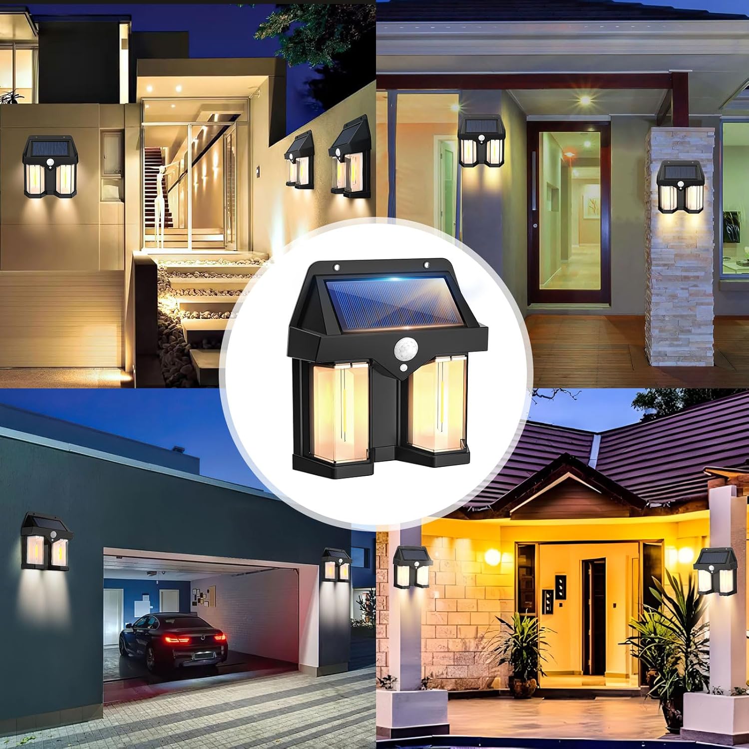 Solar Powered Wall Light Vinta - Outdoor Lighting No Wiring review and price