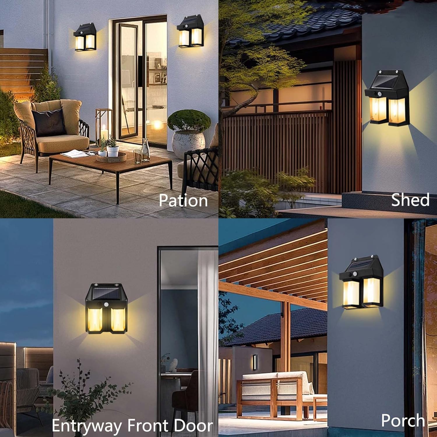 Solar Powered Wall Light Vinta - Outdoor Lighting No Wiring review and price