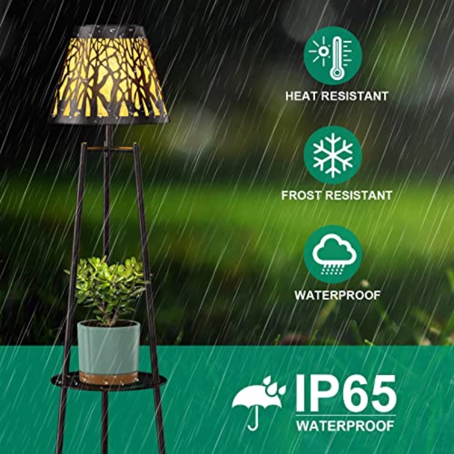 2 Pack Outdoor Solar Floor Lam - Outdoor Lighting Decoration review and price