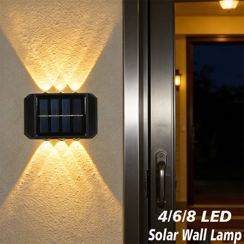 4/6/8 LED Solar Outdoor Light  - Outdoor Lighting On House review and price