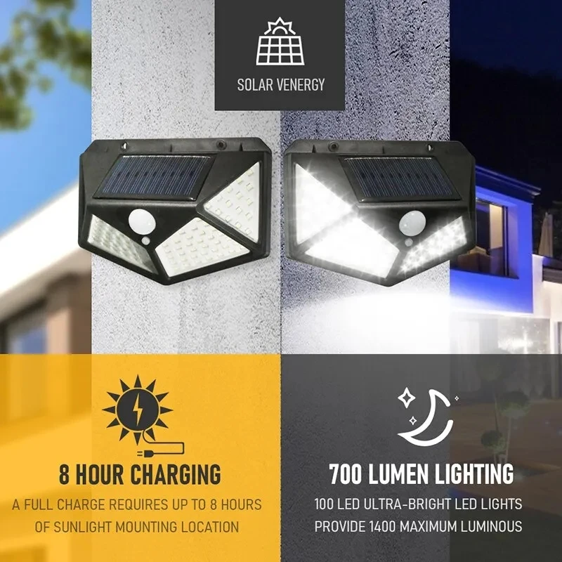 100Led Multifunctional Solar L - Outdoor Lighting Motion Sensor review and price