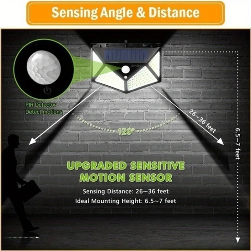 100Led Multifunctional Solar L - Outdoor Lighting Motion Sensor review and price