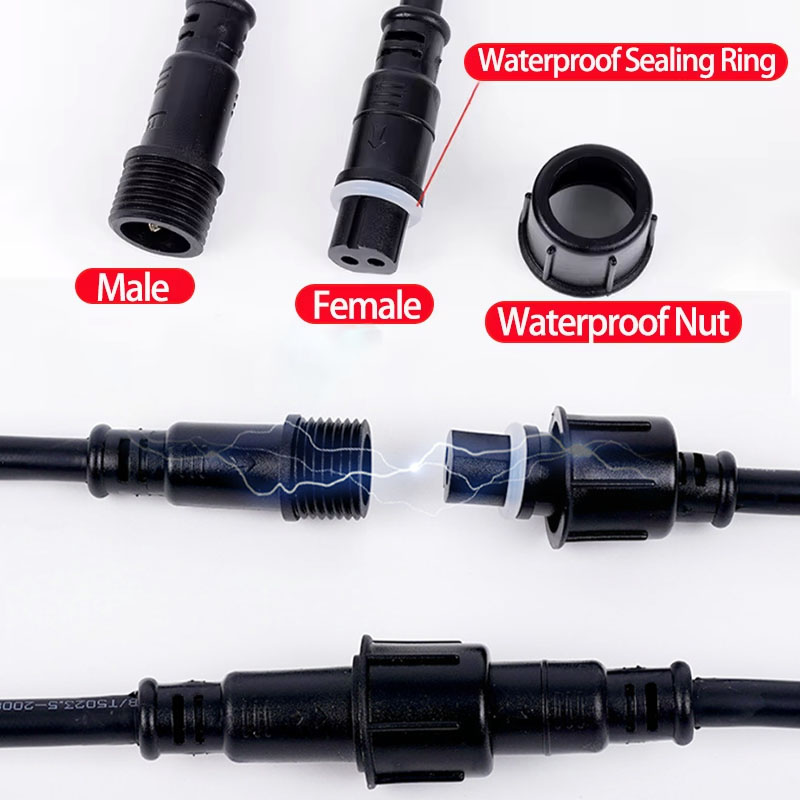 Waterproof Wire Connector Set  - Outdoor Lighting Socket review and price