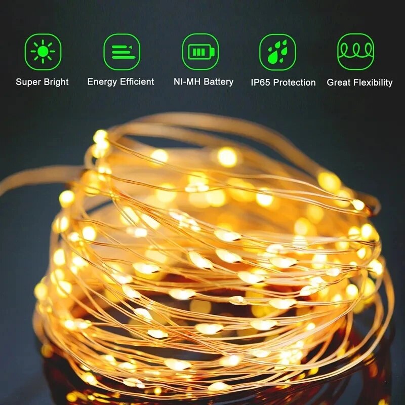 100 LED Solar Fairy Waterproof - Outdoor Lighting No Wiring review and price