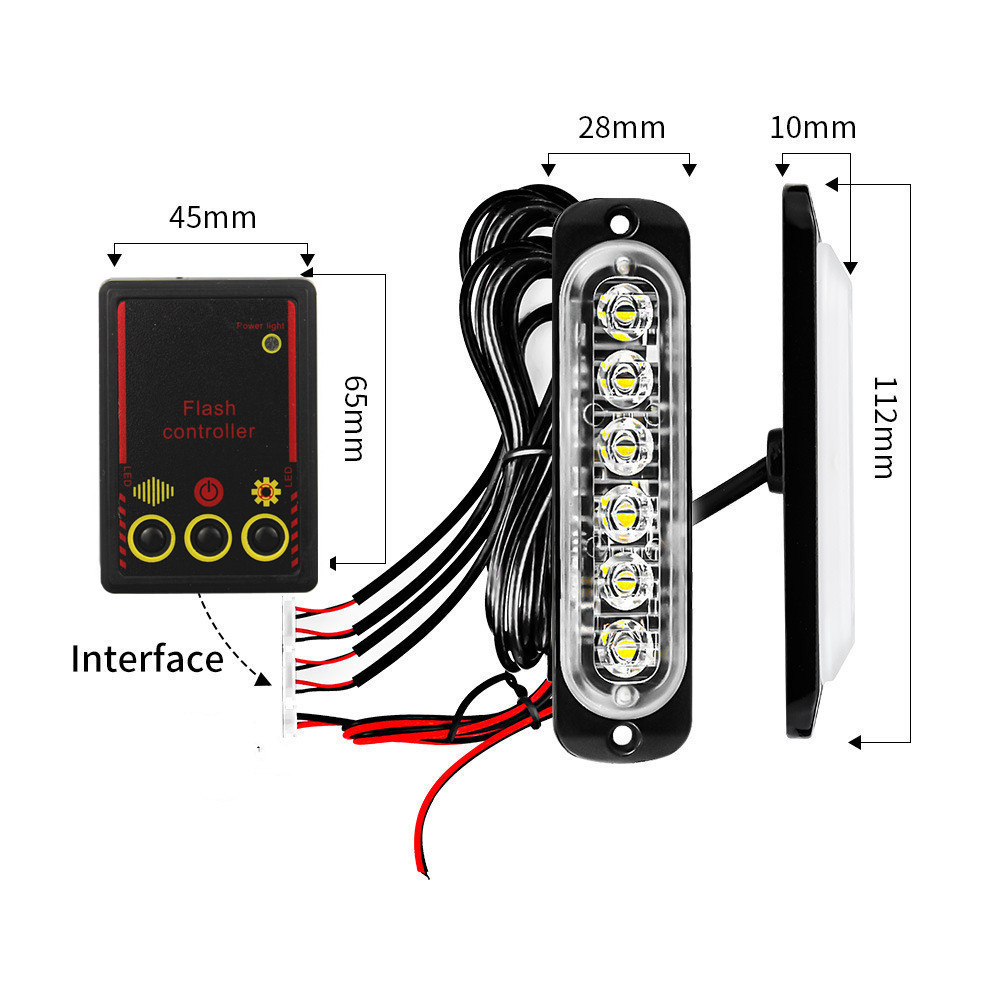 Car Front Grille Lighting 12V  - Outdoor Lighting Yellow review and price